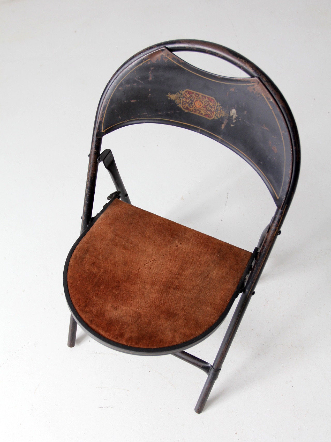 Vintage Metal Folding Chair - Etsy Vintage Metal Folding Chair - Etsy