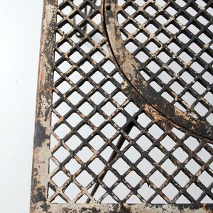 mid-century hairpin leg iron table image 4