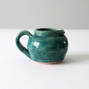 vintage studio pottery small pitcher