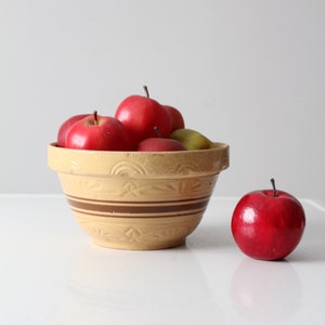 antique RRP yellowware bowl