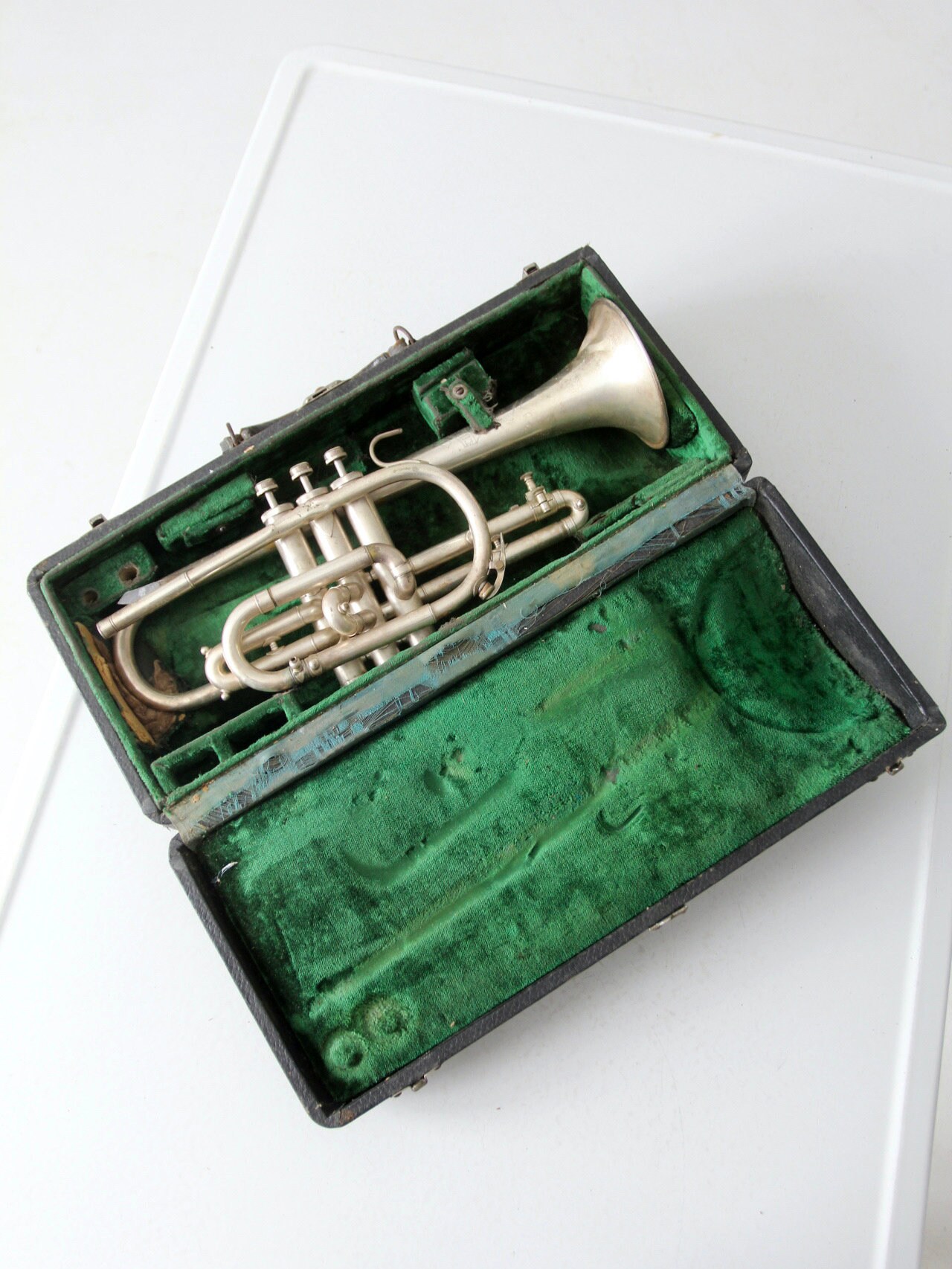 1940年代のホルトン・カレッジエイト・シルバープレート・トランペット