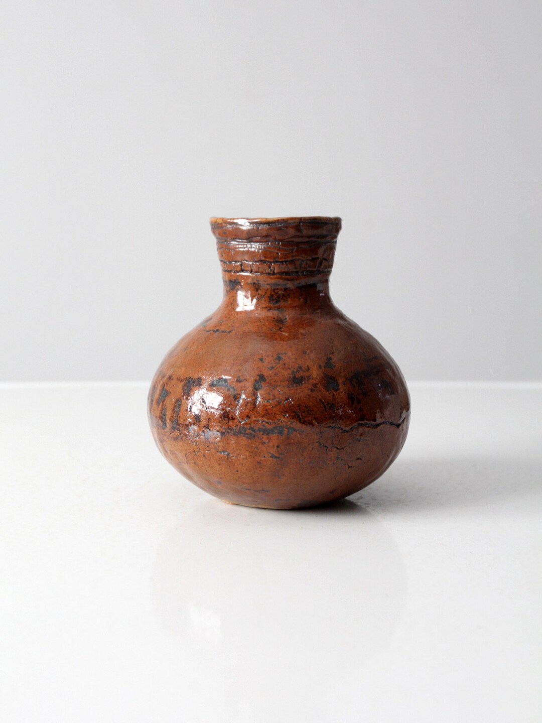 Vintage Handmade Studio Pottery Vase - Etsy