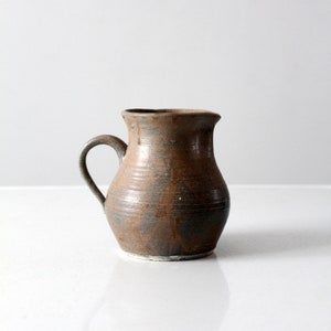 vintage studio pottery pitcher