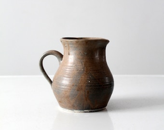 vintage studio pottery pitcher