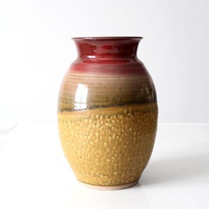 vintage Lantern Hill studio pottery vase