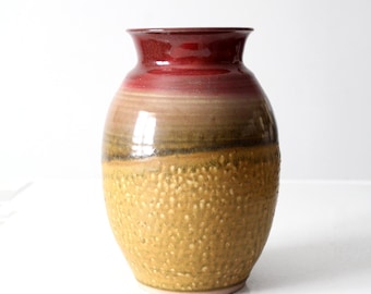 vintage Lantern Hill studio pottery vase