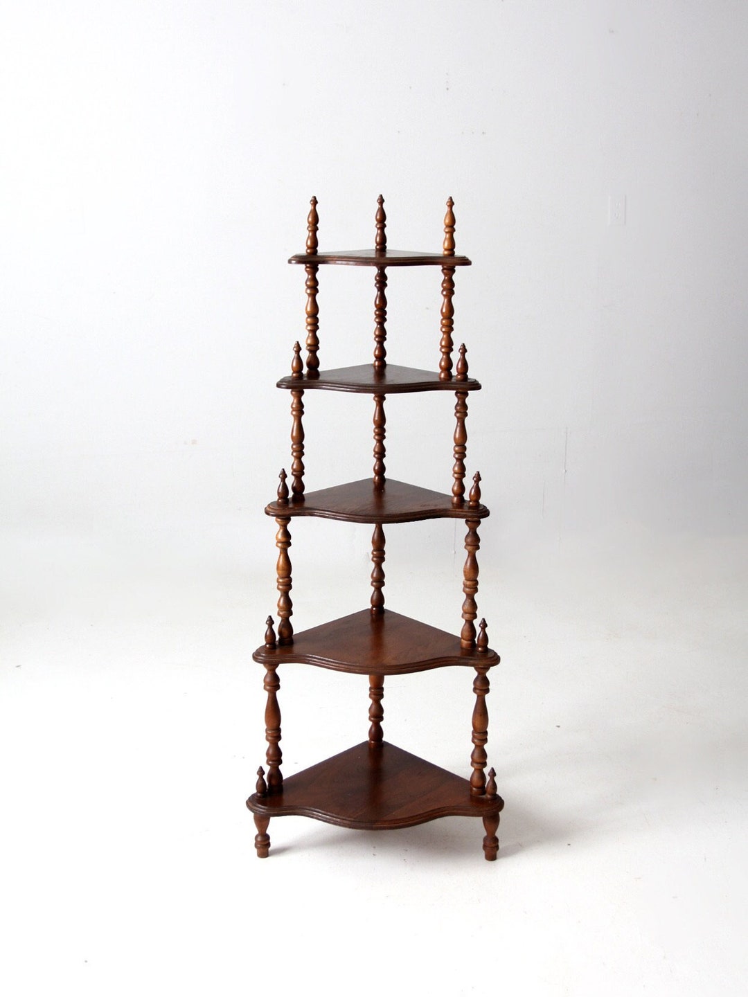 Antique Corner Shelf Etsy