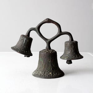 antique Mission style triple bell