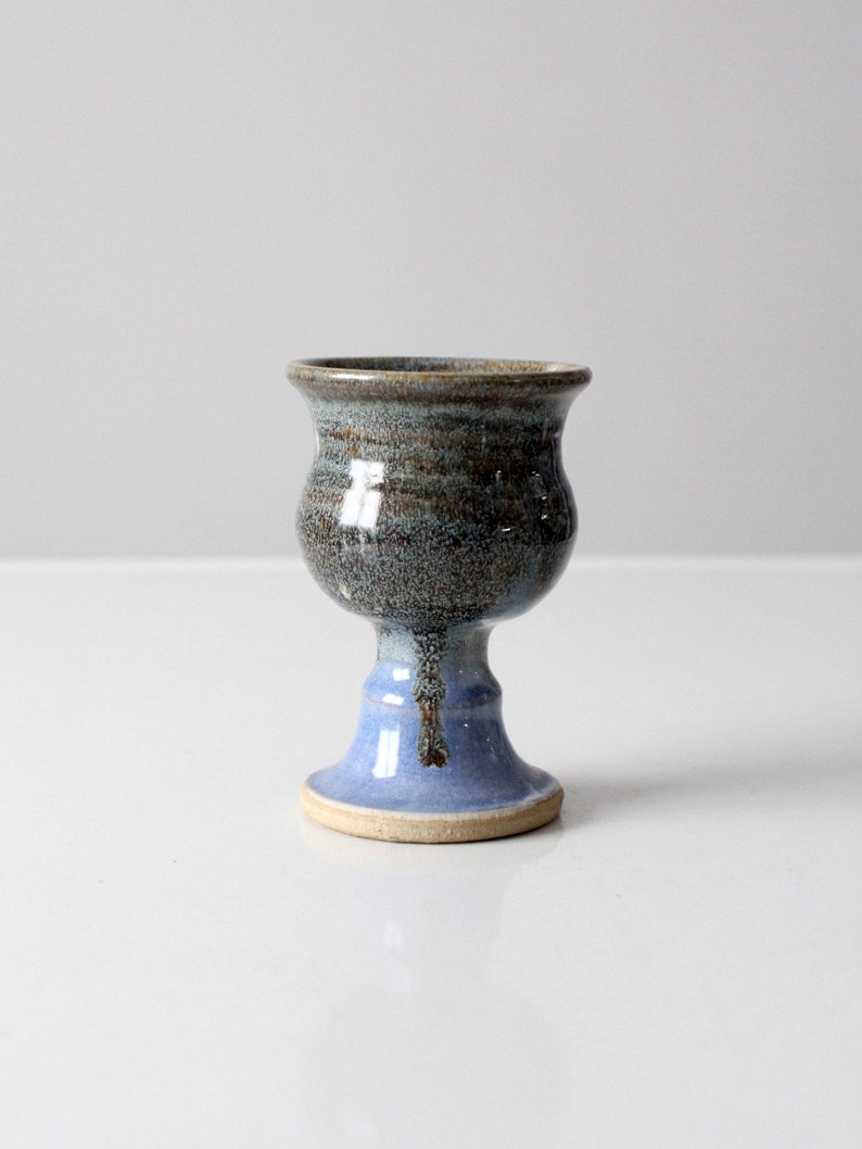 vintage studio pottery cup image 4