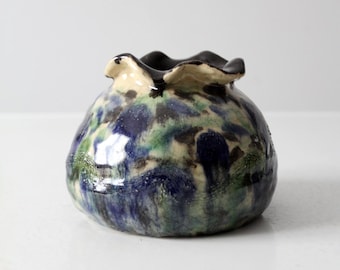vintage studio pottery vase