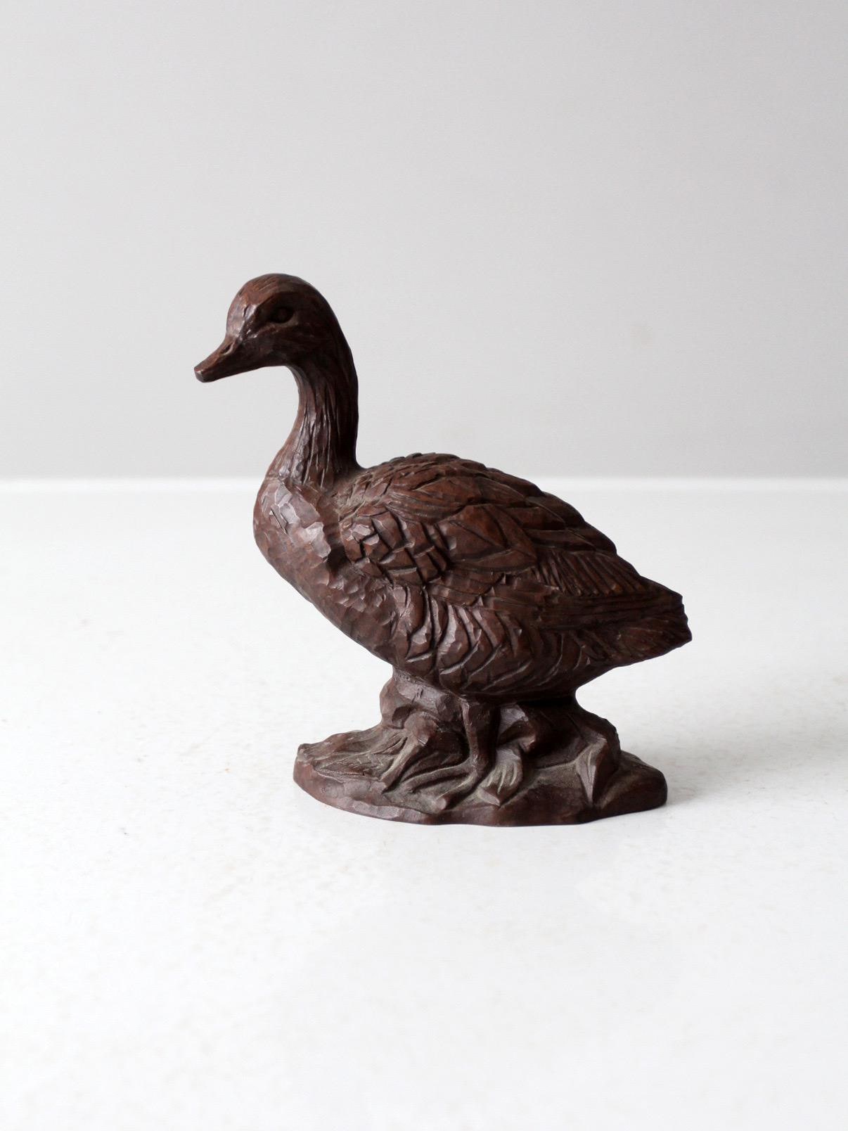RED MIll MFG ハンドクラフト　USA フクロウ　レトロ　87年 Vintage Red Mill Mfg Duck Figurine - Etsy