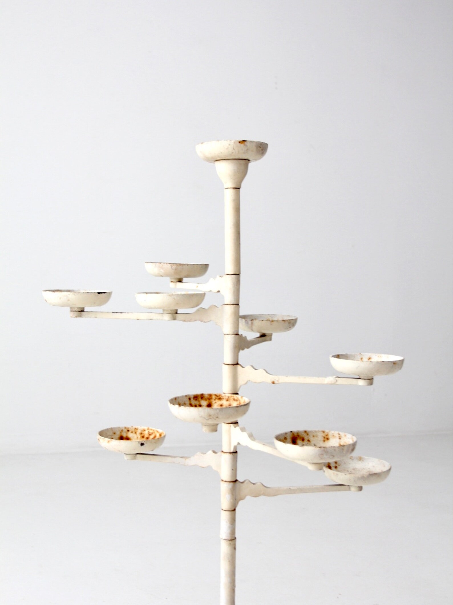 Victorian Cast Iron Plant Stand Antique Swing Arm Plant Stand Etsy