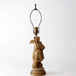 vintage figural table lamp image 7