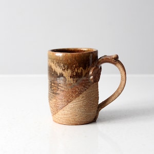vintage studio pottery mug