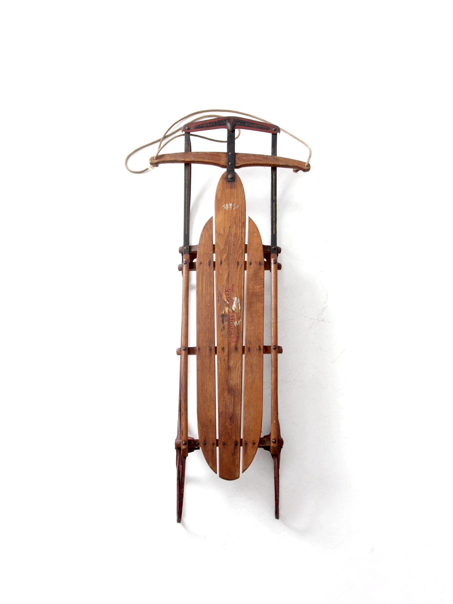 Flexible Flyer Airline Series ヴィンテージ木製ソリ Flexible Flyer Airline Junior Sled - VintageWinter