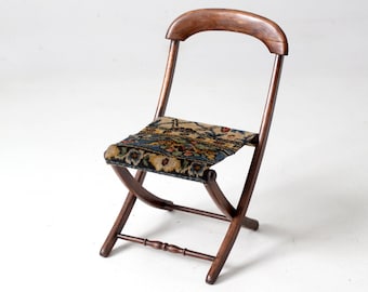 antique Civil War era folding chair