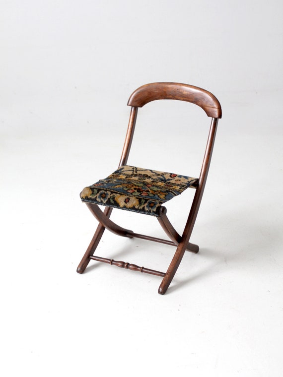 折りたたみ椅子 アンティーク 南北戦争時代のアンティーク折りたたみ