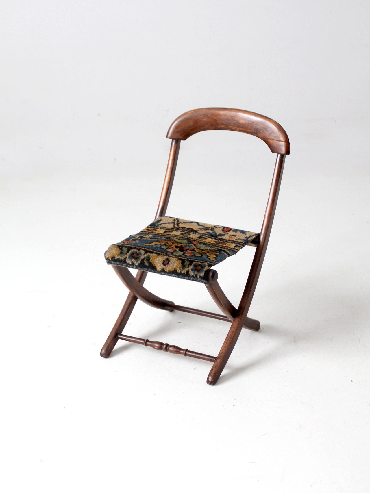 Amazon.co.jp: フランス アンティーク フォールディングチェア 木製