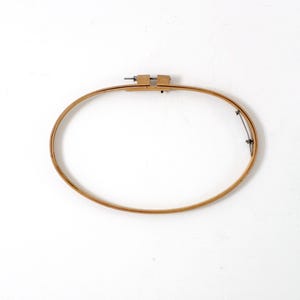 vintage XL oval wood embroidery hoop