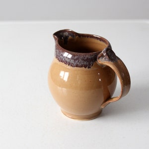 vintage studio pottery pitcher image 5