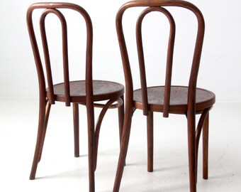 1940s Bentwood Cafe Chairs Pair, Northern Chair Co. - Etsy