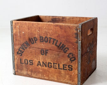 Vintage 7UP Wood Crate - Etsy Canada