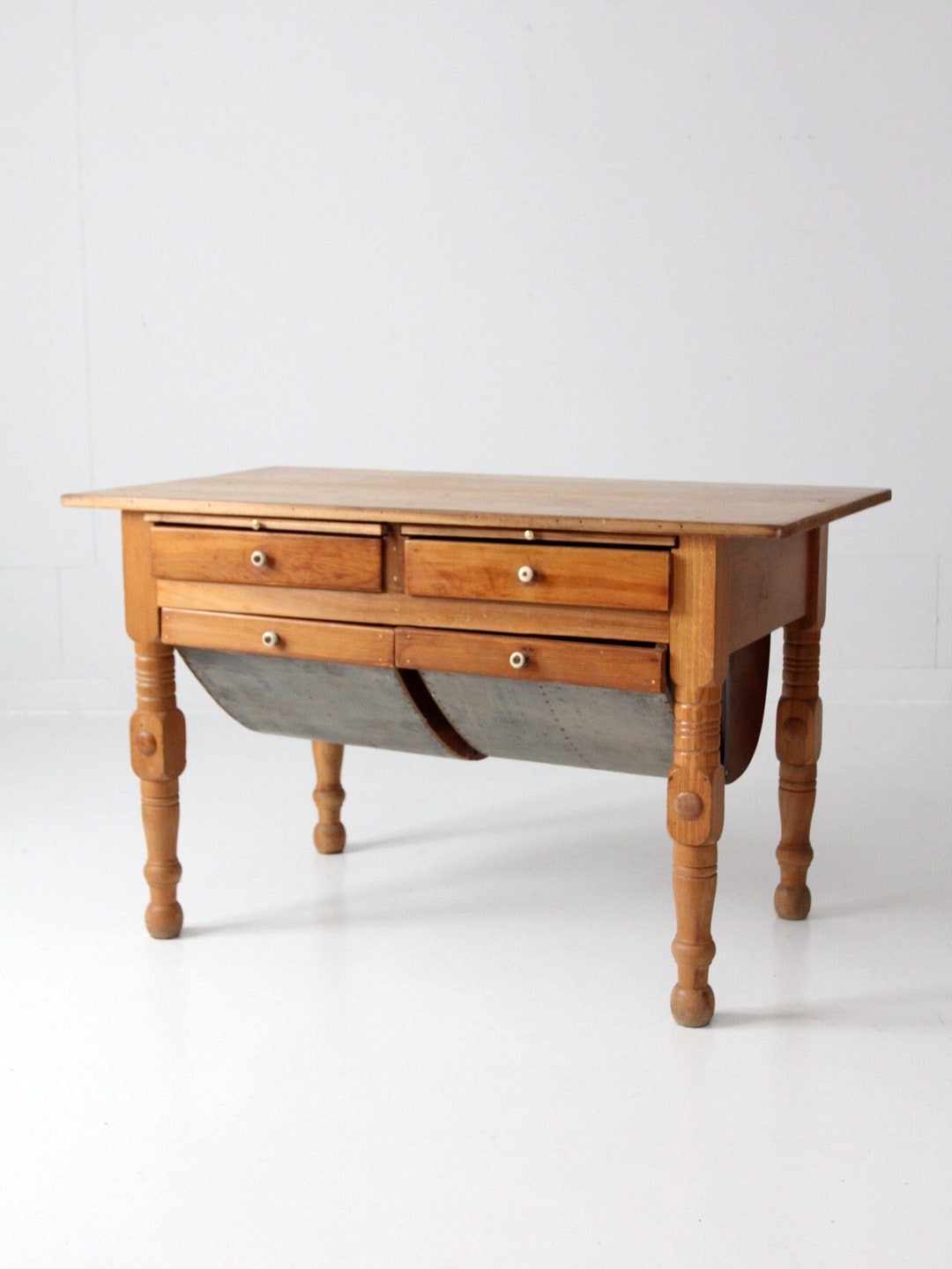 Antique Baker's Table, Flour Bin Table Etsy