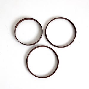 antique iron rings collection of 3 image 2