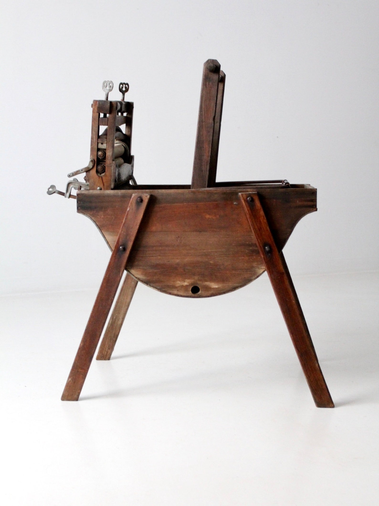 Antique Washing Machine Hand Crank Wringer and Tub Etsy Canada