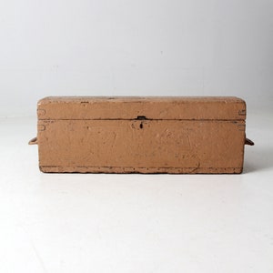 caja de herramientas vintage hecha a mano
