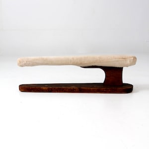 antique sleeve ironing board, table top ironing press board
