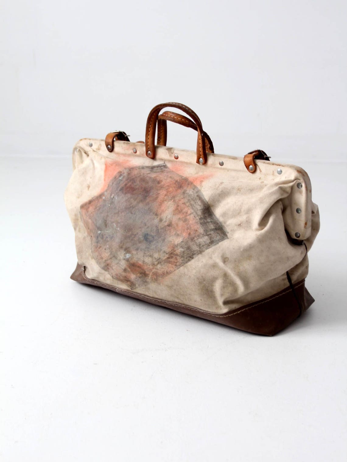 Vintage Klein Tools bag canvas lineman's bag Etsy