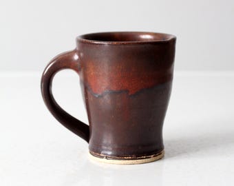 vintage studio pottery mug