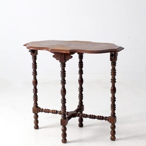 antique accent table