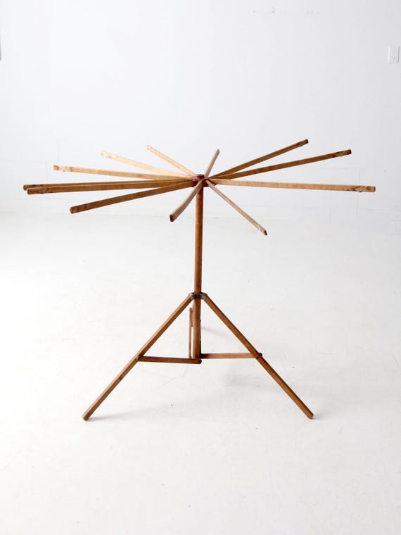 Antique Laundry Rack, Umbrella Style Wood Drying Rack - Etsy