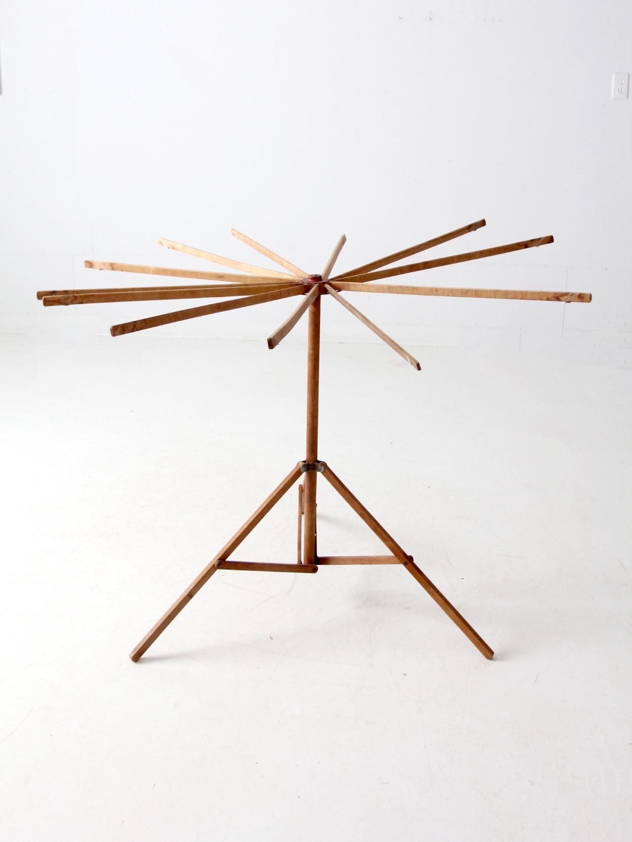 Antique Laundry Rack, Umbrella Style Wood Drying Rack - Etsy
