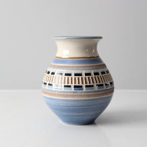 vintage studio pottery vase