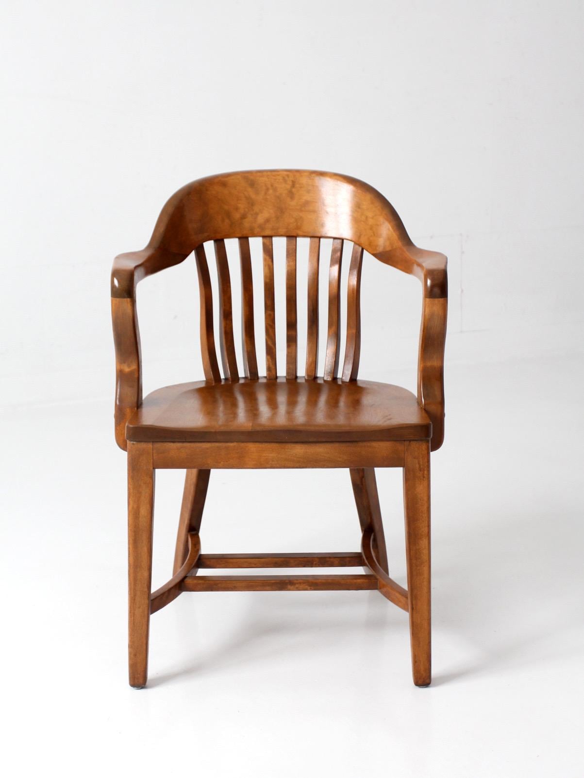 Early 20th Century Windsor Captain's Chair | Banker's Chair - Etsy