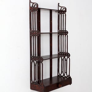 antique Victorian era wall shelf