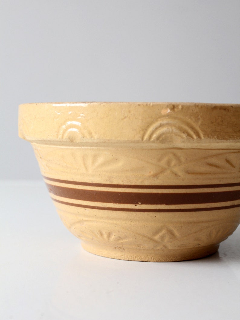 antique RRP yellowware bowl image 10