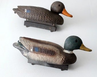 vintage Flambeau duck decoys pair