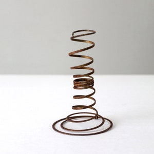 vintage industrial metal spring