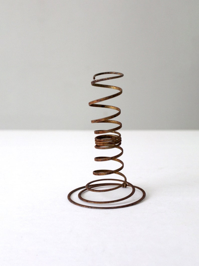 Vintage Industrial Metal Spring - Etsy
