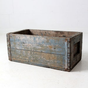 vintage wooden crate