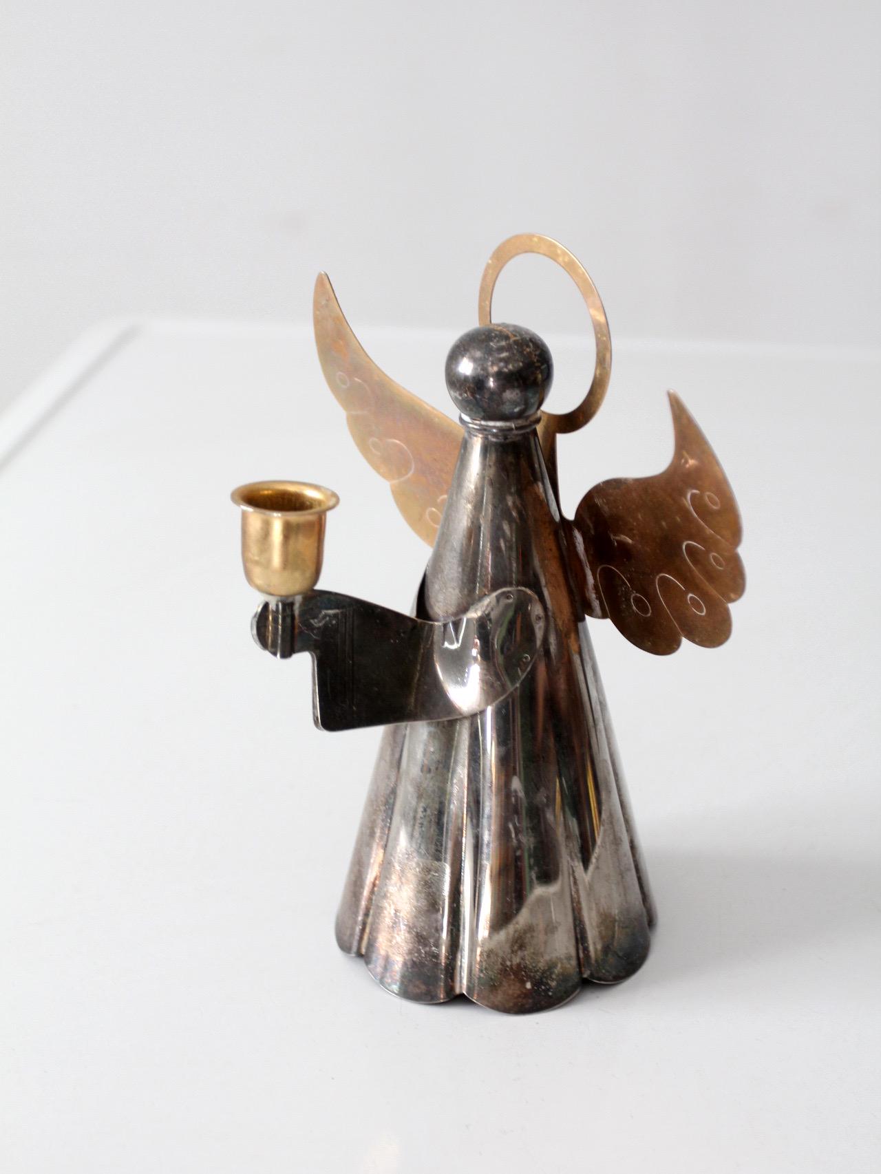 ヴィンテージの天使のキャンドルホルダー - Etsy 日本