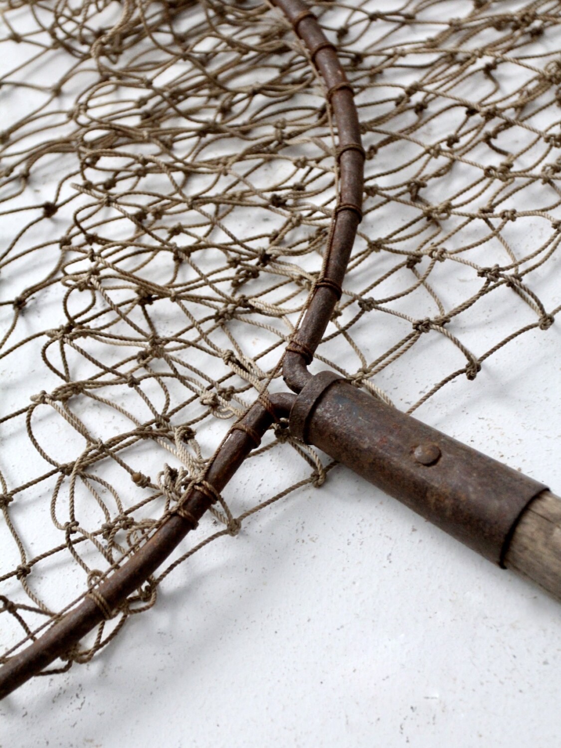 antique fishing nets sale Rustic & Primitive Crafting Supplies (B) Manufactured to Look Old Vintage Net ~10'x10' ~Authentic Netting ~ Crab, Lobster Trap, Pond Inspiration for A Project : Home & Kitchen 10 ft x 10 ft