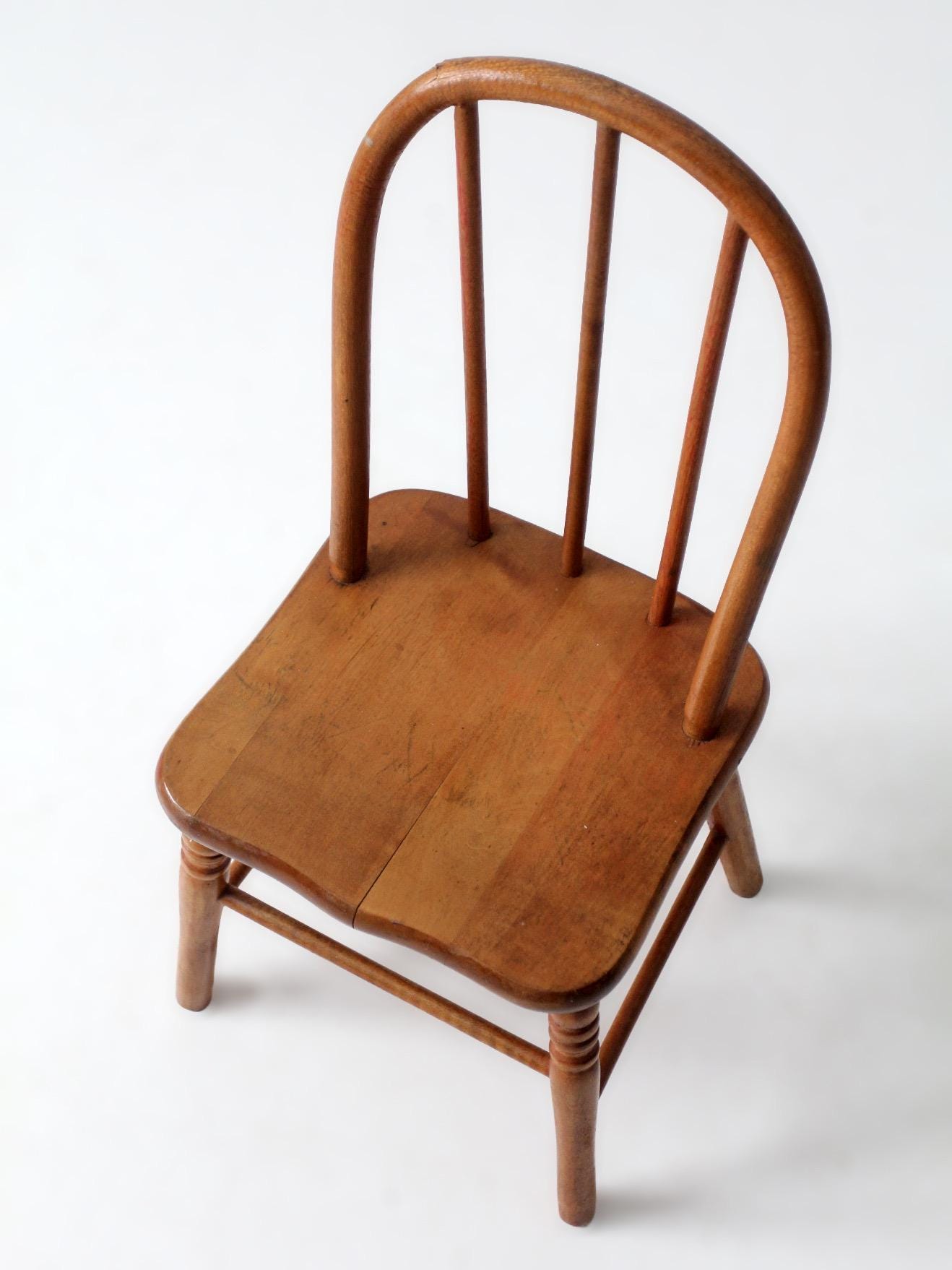 ヴィンテージの初期アメリカンスタイルの子供用椅子 - Etsy 日本
