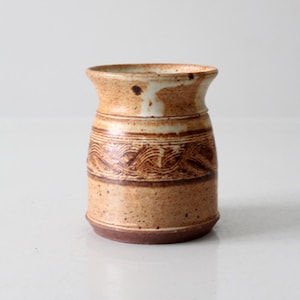 vintage studio pottery vase