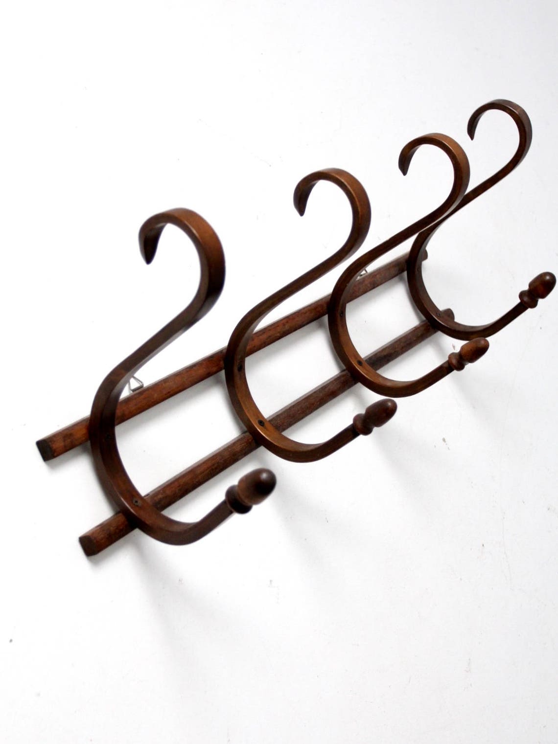 Antique bentwood wall rack coat rack hat rack Etsy