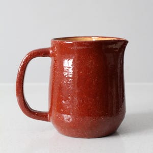 vintage studio pottery pitcher